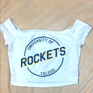 University of Toledo crop top